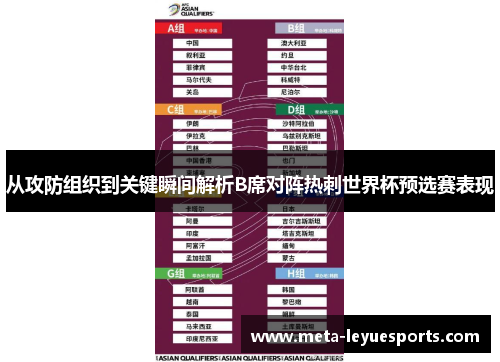 从攻防组织到关键瞬间解析B席对阵热刺世界杯预选赛表现 从攻防组织到关键瞬间解析B席对阵热刺世界杯预选赛表现